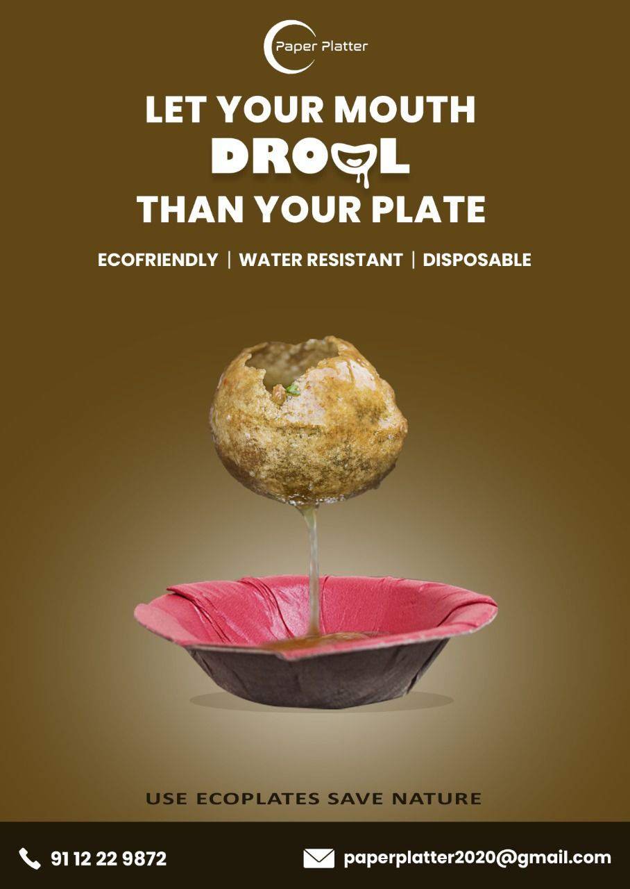 Water Repellant Eco Bowl Paper Platter
